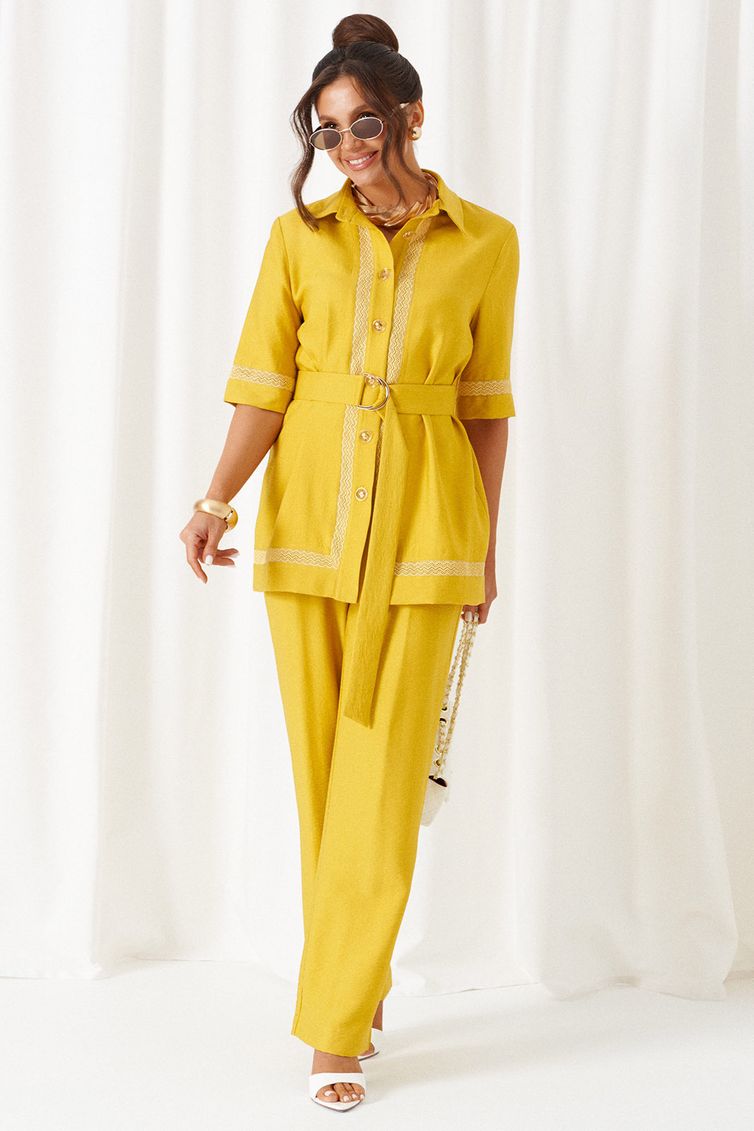 Костюм Beautiful & Free арт. 6461 горчица