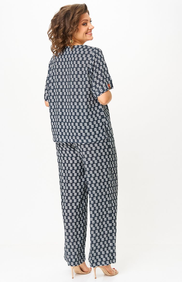 Комплект БелЭльСтиль арт. 875-322/605-273 синий принт