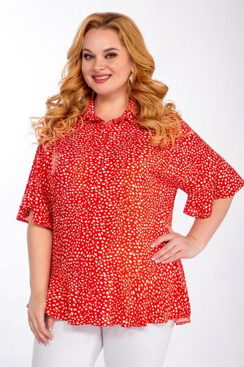Блузка 2136/1а красн