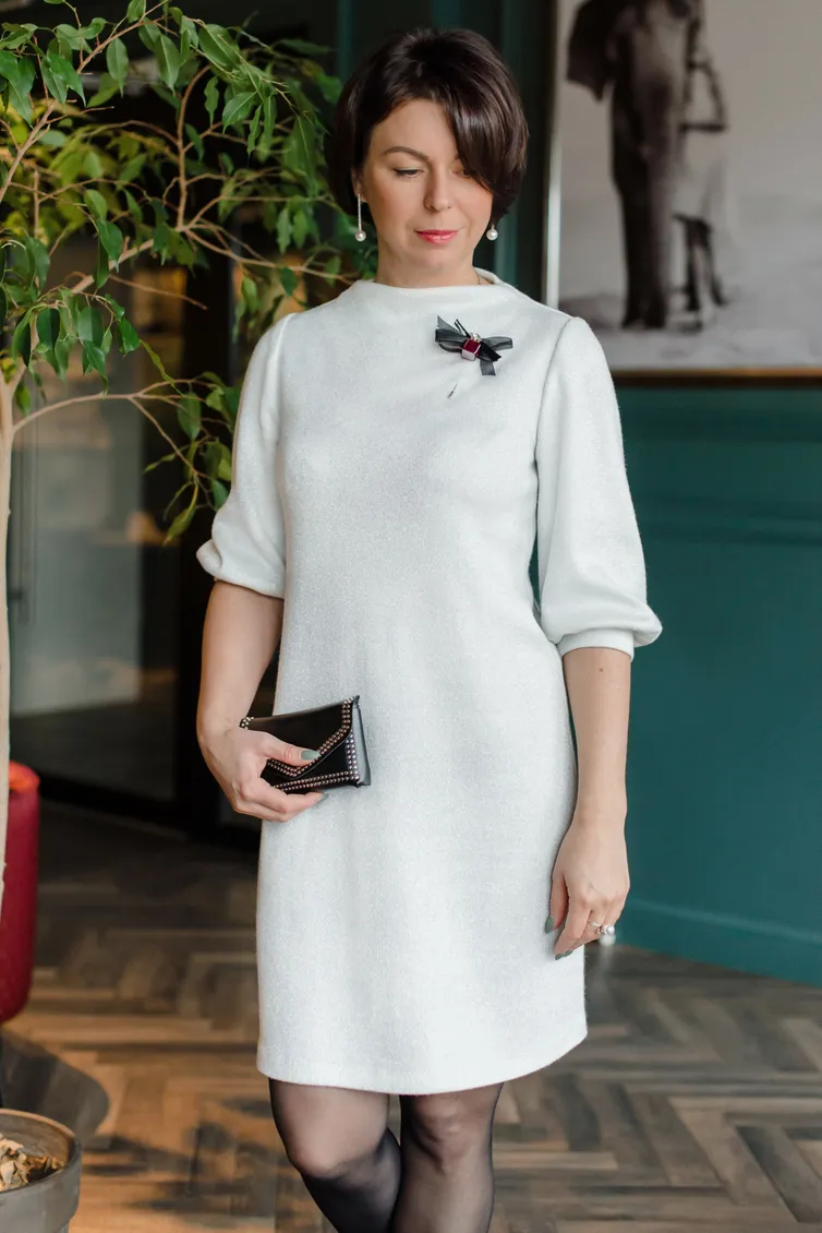 Sukienka TAiER #1251 belyj