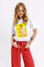 T-Shirt Pirs #6831 belyj s printom «sher»