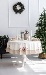 Скатерть Пернатые истории 518605 d-150 см круглая