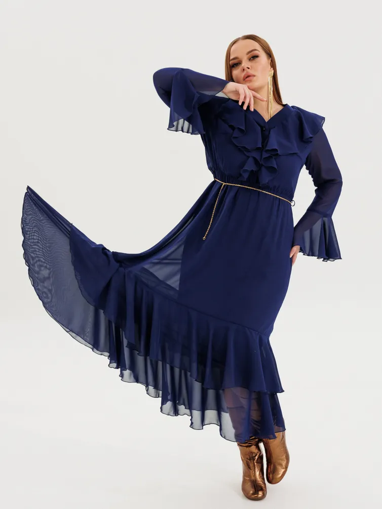 Dress Anastasia MAK #1280 sinij