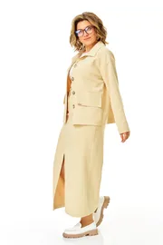 Garnitur Anastasia #1384 slivochnyj