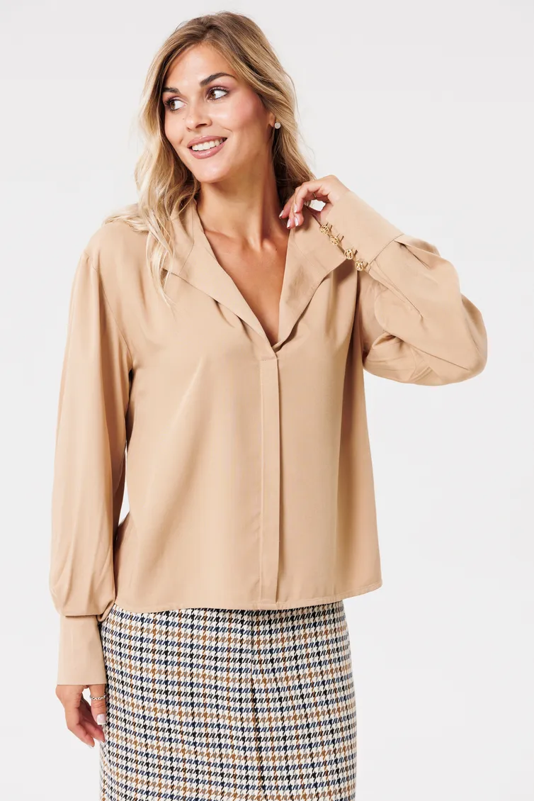 Bluzka PRATA wear #S008 kapuchino