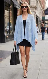 Sweter BELANGE 3376 goluboj
