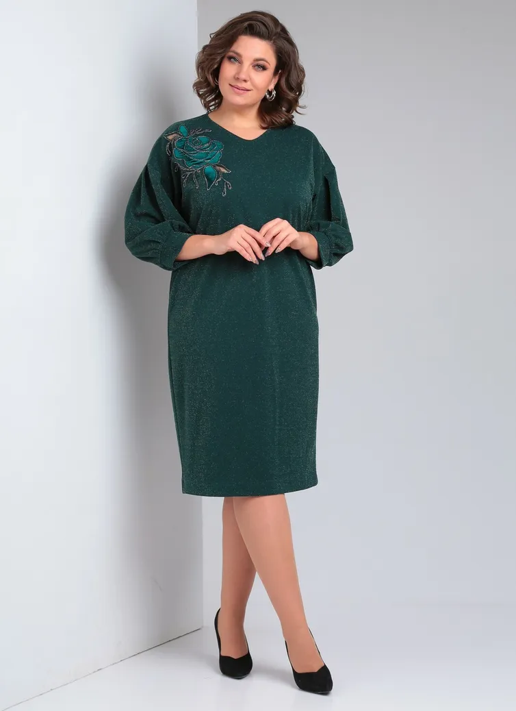 Sukienka Vilena-fashion #940 izumrud