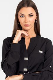 Blouse VIZAVI #739 chernyj