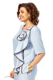 Suit Olga Style #S1028 goluboj