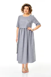Sukienka Michel Chic #2132/1 seryj kvarc