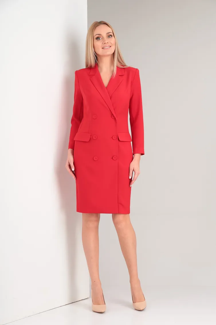 Sukienka Vilena-fashion #759 krasnyj