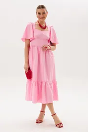 Sukienka Anelli Laurel #1866 pink san