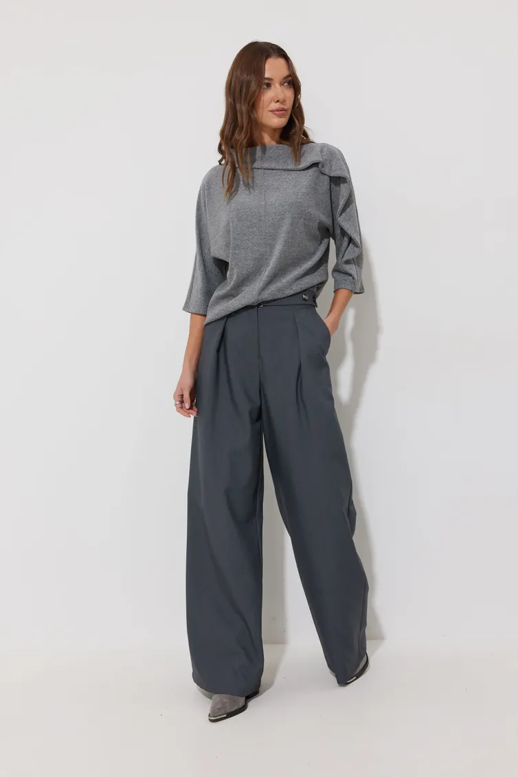 Jumper Lyushe #4265 seryj
