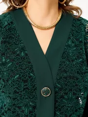 Suit Vilena-fashion #1162 izumrud