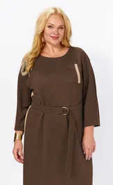 Sukienka Milora 1498 shokolad