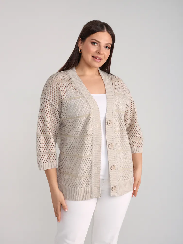 Sweter BONADI #1819 bezhevyj