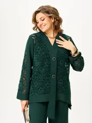 Suit Vilena-fashion #1162 izumrud