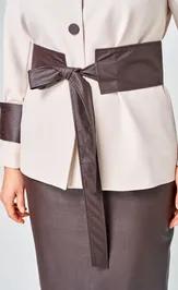 Garnitur Vilena-fashion 1147 bezh+shokolad
