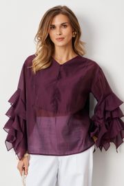 Bluzka Panda #122240 baklazhan