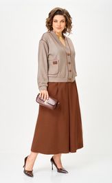 Garnitur Aira Style 24131 komplekt bezhevo-korichnevyj