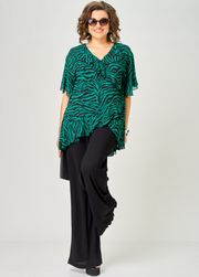 Блузка EVA GRANT арт. 0198-1 изумруд