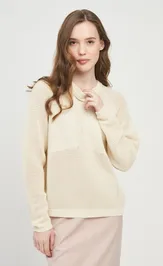 Джемпер Newvay 7221-40181 кремовый