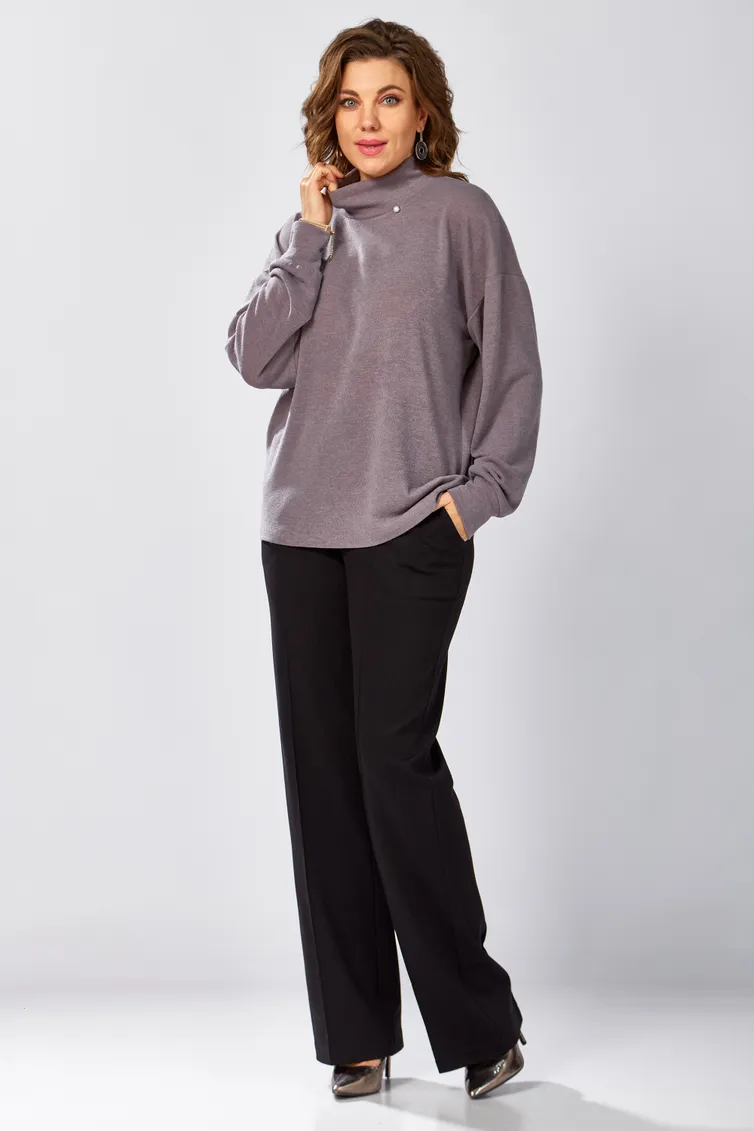 Лонгслив BegiModa #4156 fioletovyj pepel