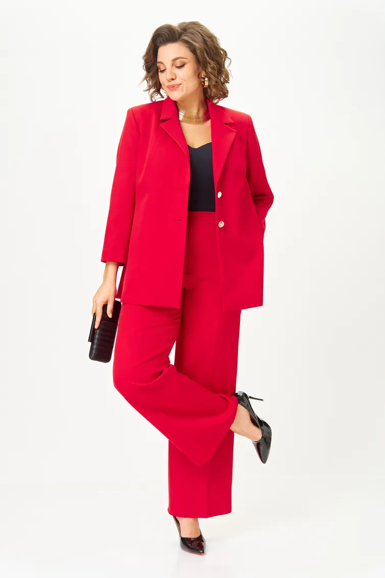 Suit Vilena-fashion #1094 krasnyj