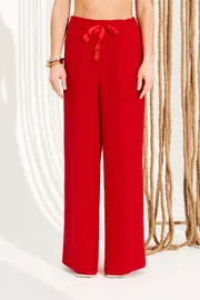 Trousers Elletto Life #2384 krasnyj