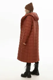Coat Golden Valley #7145 korichnevyj