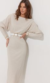 Платье Люше 4266 бежевый