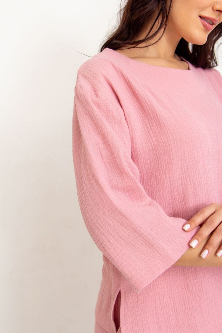Blouse TOOK A LOOK & Angelika #TB-43m rozovoe oblako
