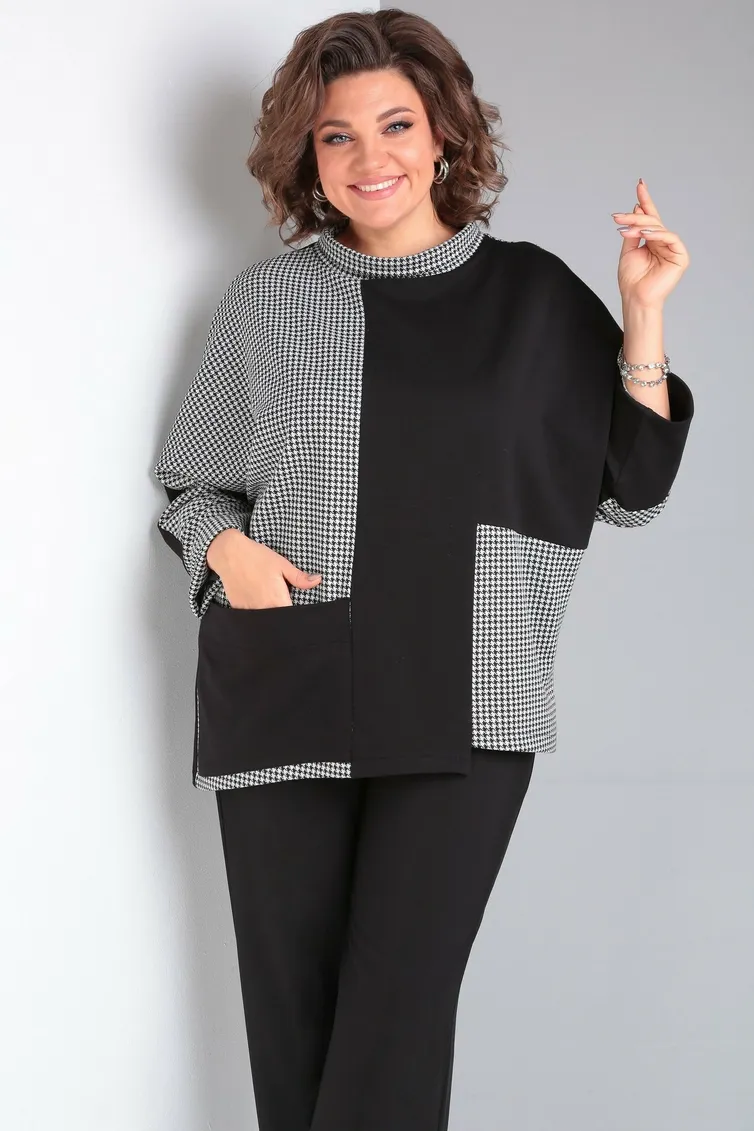 Zestaw Ladis Line #1478 chernyj + gusinaya lapka