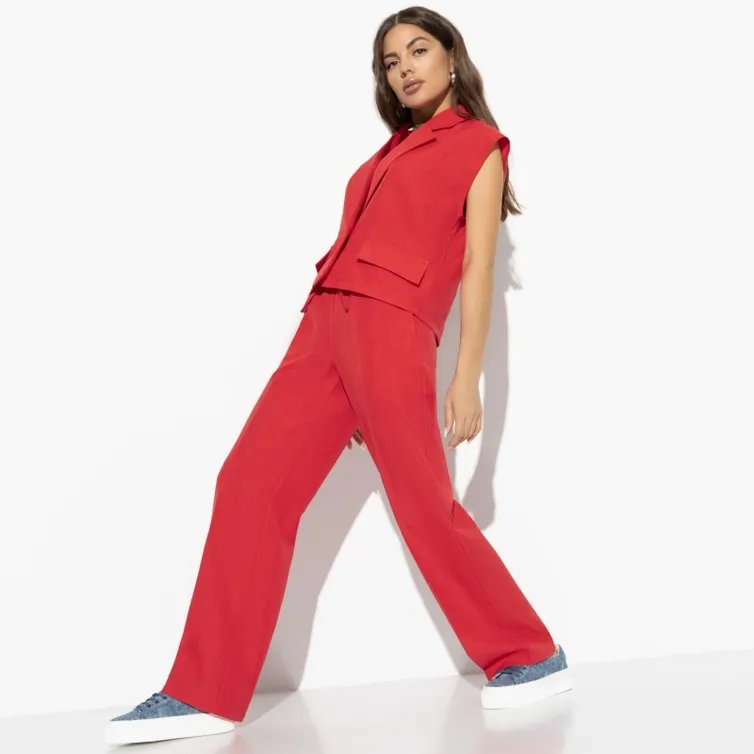 Spodnie CHARUTTI #Oglushitelnyj uspex (red)