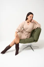 Dress Verita moda #N-2493 bezhevyj