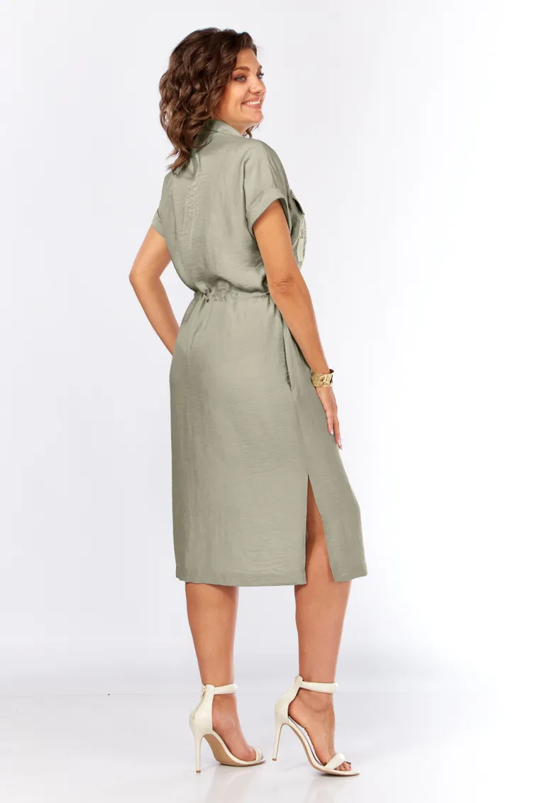 Sukienka Olga Style #S931 xaki