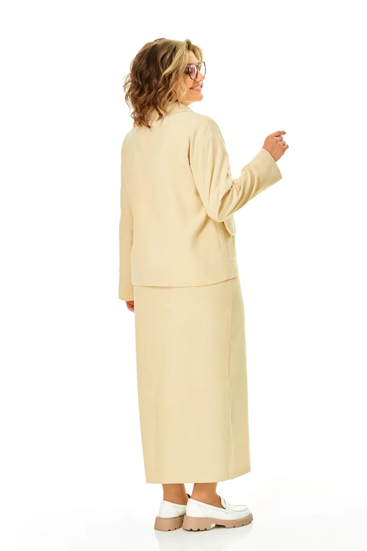Garnitur Anastasia #1384 slivochnyj