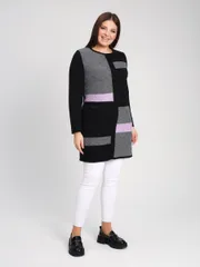 Jumper BONADI #1899 chernyj-lilovyj