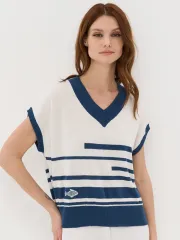 Kamizelka Newvay #7231-40247 mol/denim