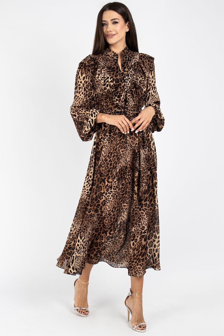 Sukienka VIZAVI #813.2 leopard
