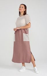 Sukienka BONADI 1964 kapuchino