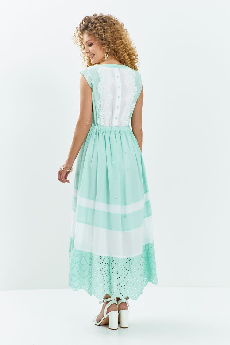 Dress Euromoda #712 myatnyj-belyj