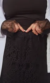 Костюм OVERYOU 244/1 белый с черным