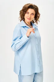 Рубашка Anastasia MAK арт. 1324 голубой