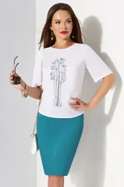 Костюмы, комплекты Лиссана арт. 3449 бирюза