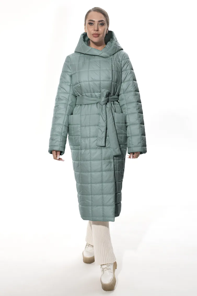 Coat Golden Valley #7145 biryuzovyj