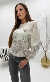 Джемпер nika.pl 0402502 M&M-25 молочный