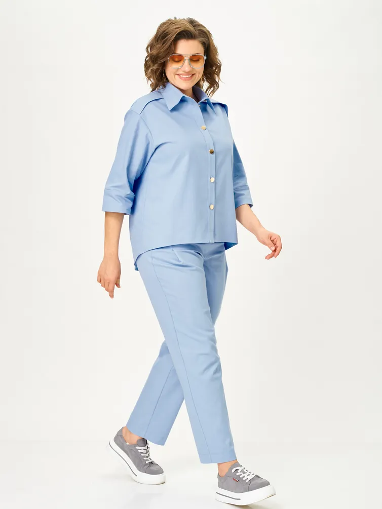 Suit Vilena-fashion #1158 goluboj