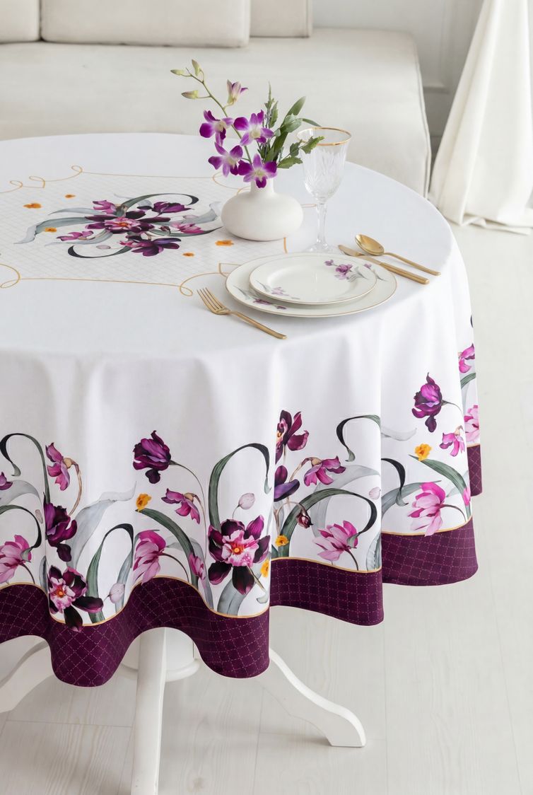 Кухонный текстиль Listelle арт. 519401 d-150 см круглая