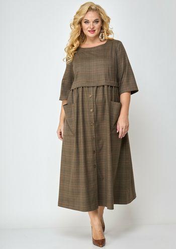 2062/1 коричн клетка